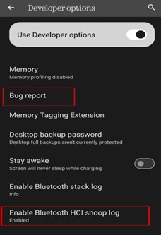 BLE capture setup