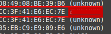 BLE device scanning